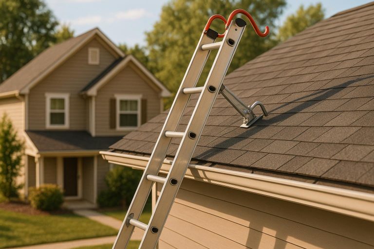 How to Prevent Ladder Movement on Sloped Roofs